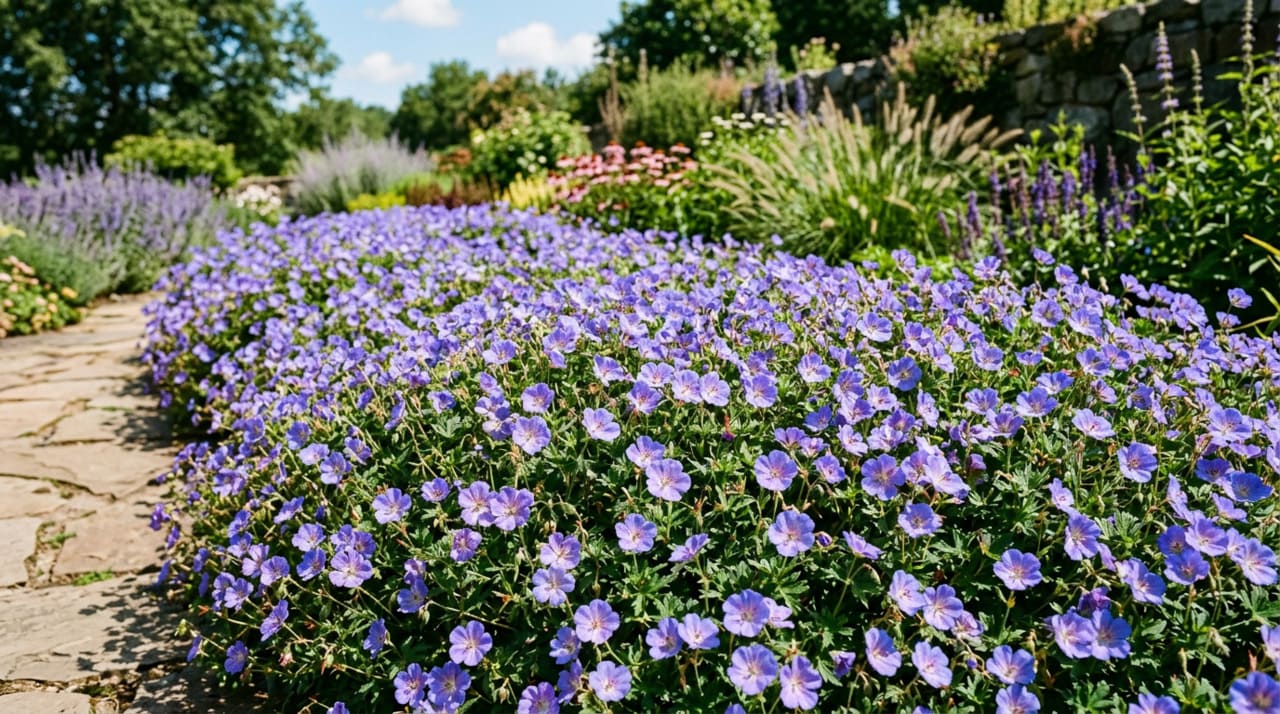 Recomenda-se aos jardineiros que parem de plantar gerânios e os substituam por esta flor azul muito mais resistente.