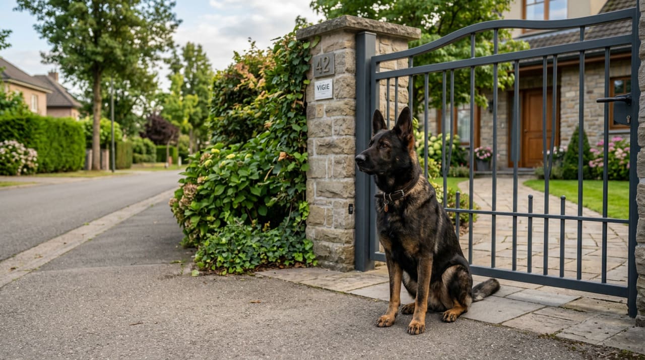 Um cão com forte instinto protetor tende a ser atento ao ambiente