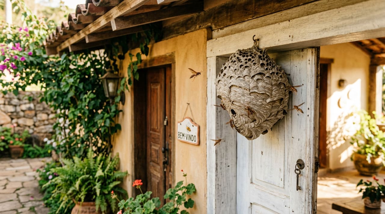 A associação entre o marimbondo e simbolismos positivos não é exclusiva do Brasil.