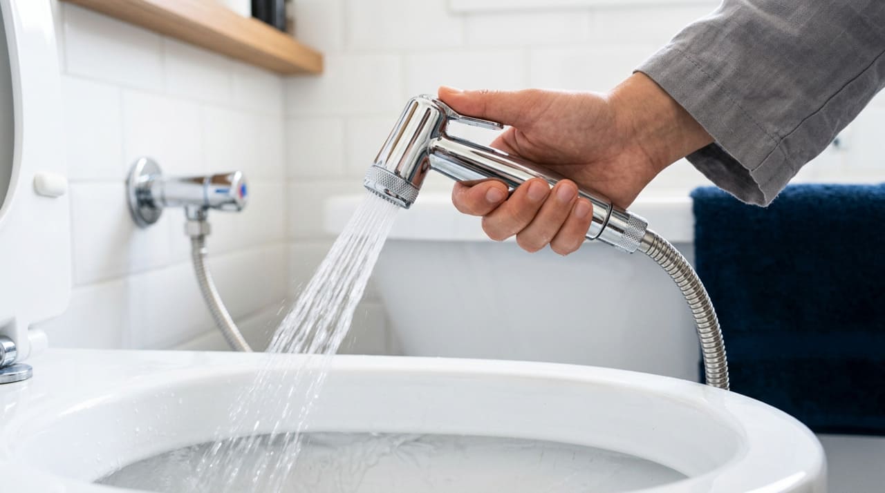 A ducha higiênica é a principal alternativa ao papel higiênico e já se tornou item quase obrigatório em reformas de banheiro no Brasil