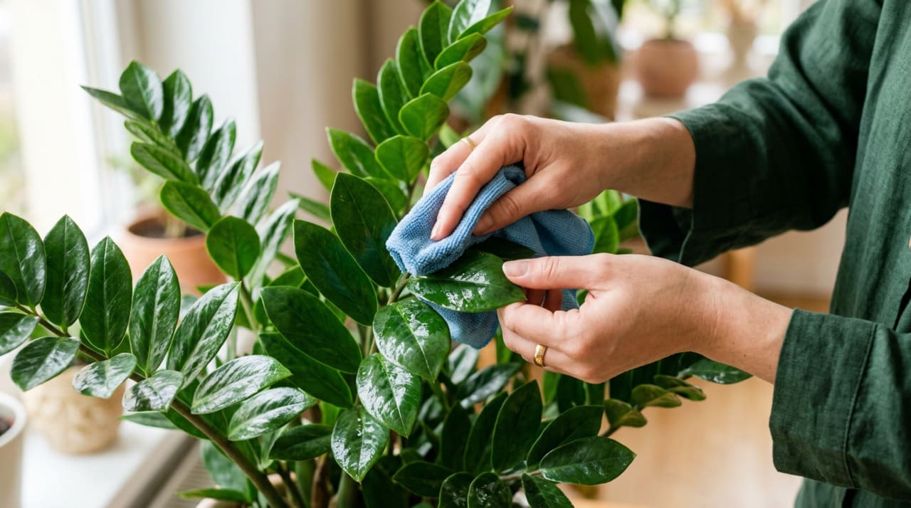 A zamioculca é nativa de regiões tropicais da África Oriental, onde cresce naturalmente sob a sombra densa de outras plantas maiores