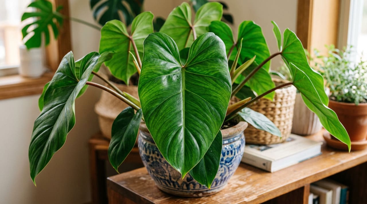 O filodendro é significativamente mais fácil de cuidar do que parece pela aparência exuberante que entrega