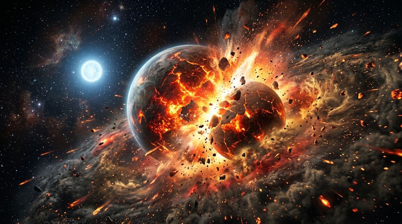 A análise detalhada revelou que os destroços gerados pelo impacto formaram uma nuvem gigantesca de poeira e rochas que agora orbita a estrela hospedeira em uma dança orbital frenética.