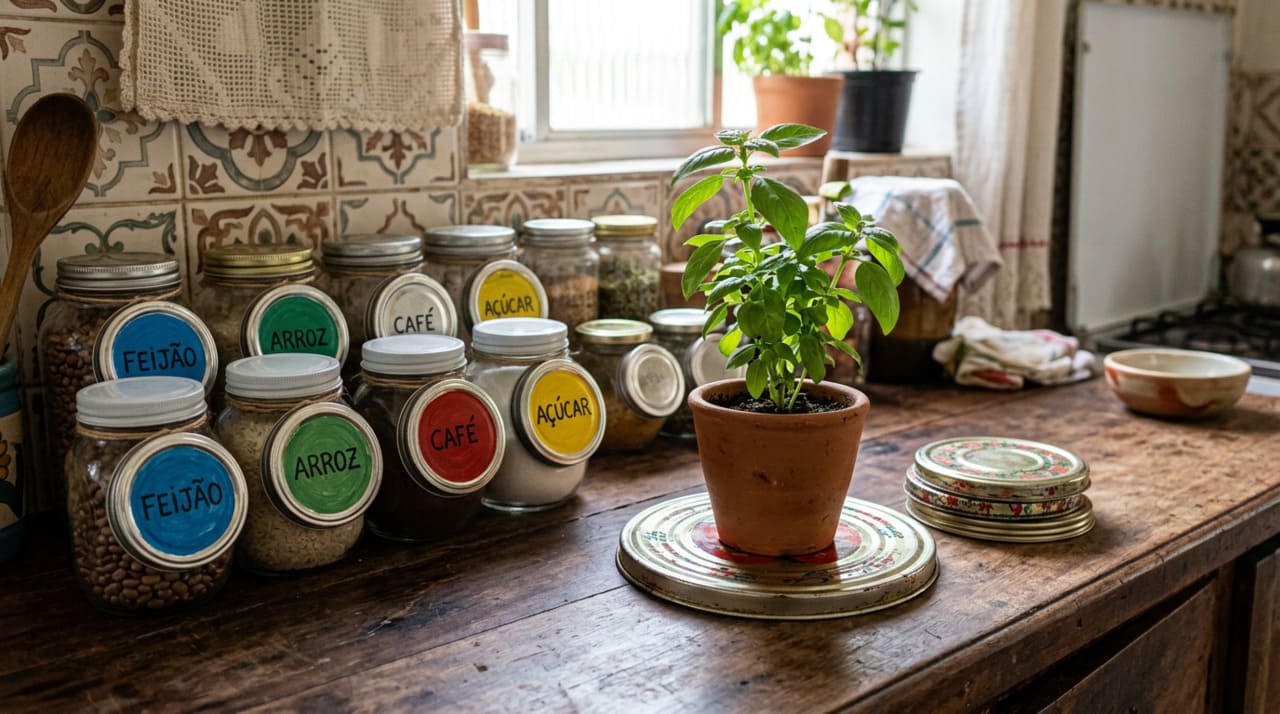 essa é uma das ideias menos conhecidas entre as aplicações de reciclagem doméstica com tampas metálicas.