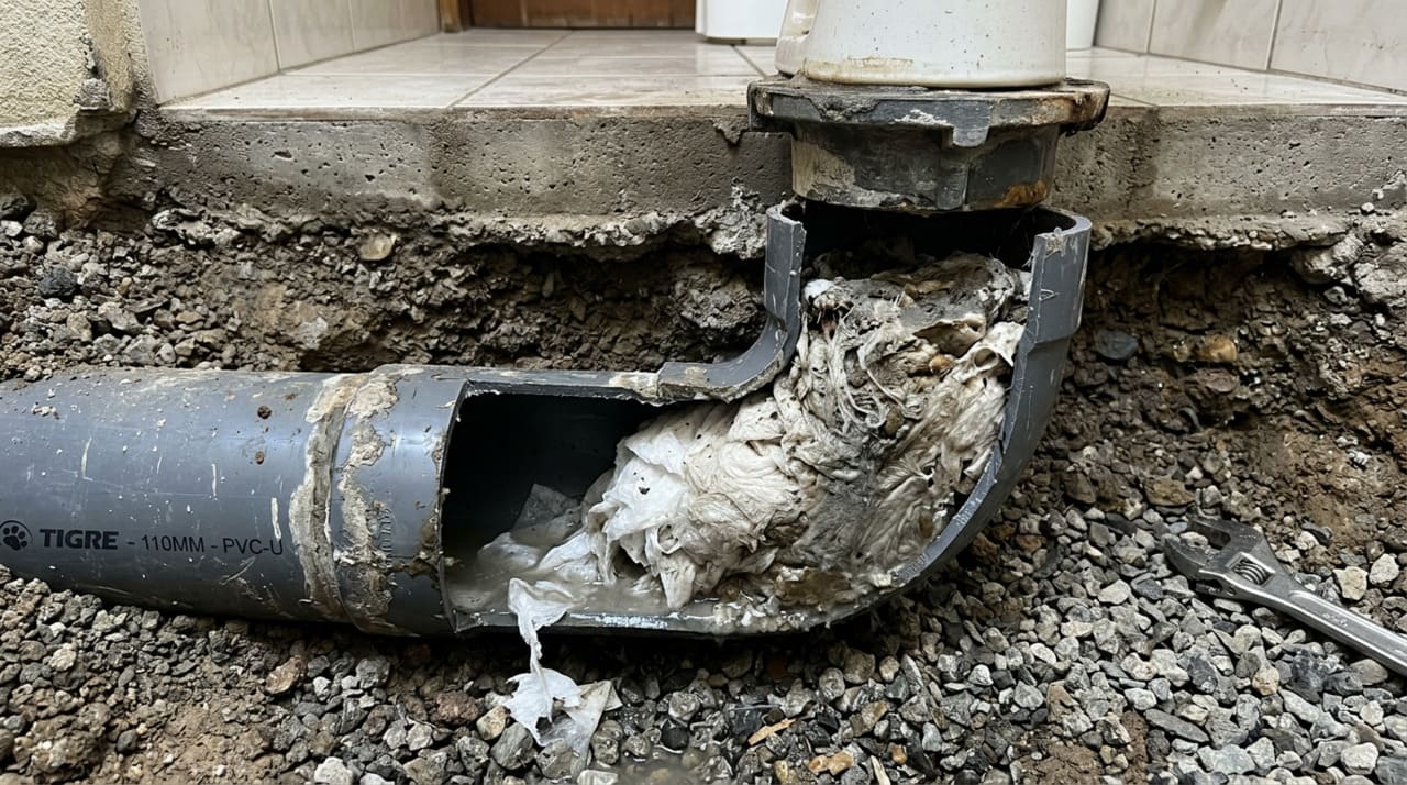 Existe uma diferença real e relevante entre os tipos de papel higiênico disponíveis no mercado, e ela importa diretamente para a saúde do encanamento