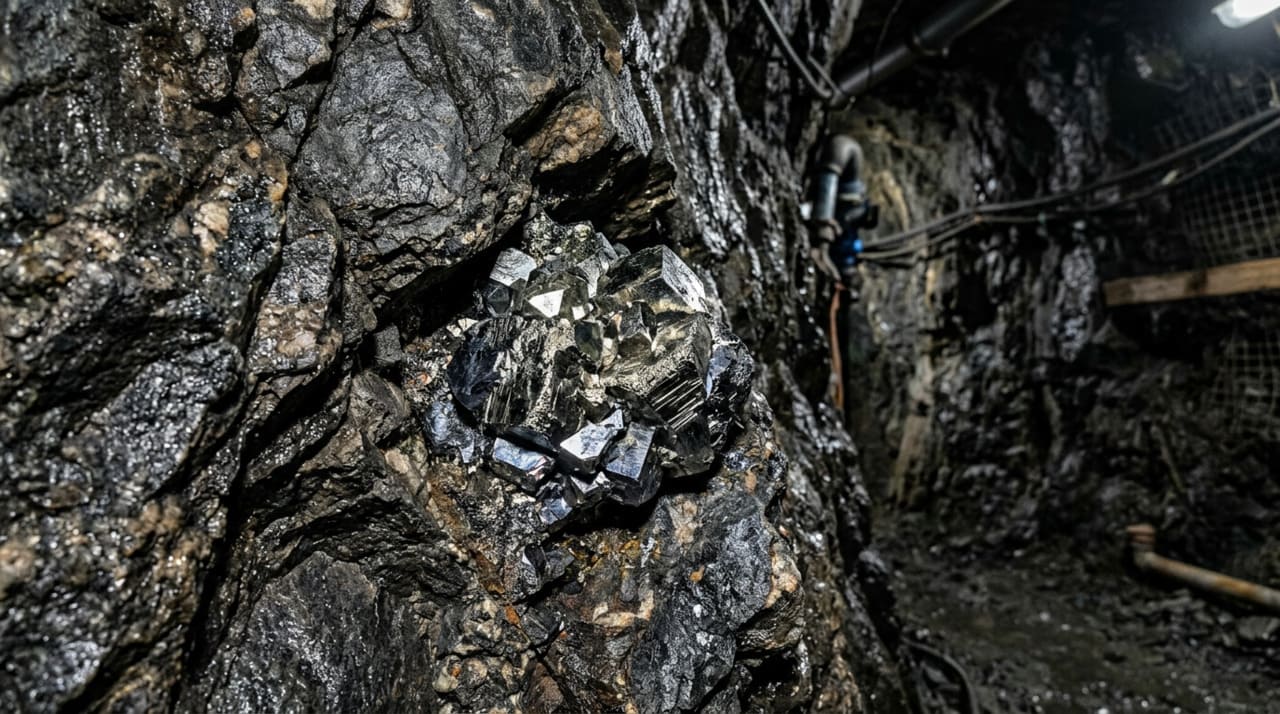 A composição química da gachingite apresenta uma combinação intrigante de elementos que raramente são encontrados em tal estado de organização estrutural