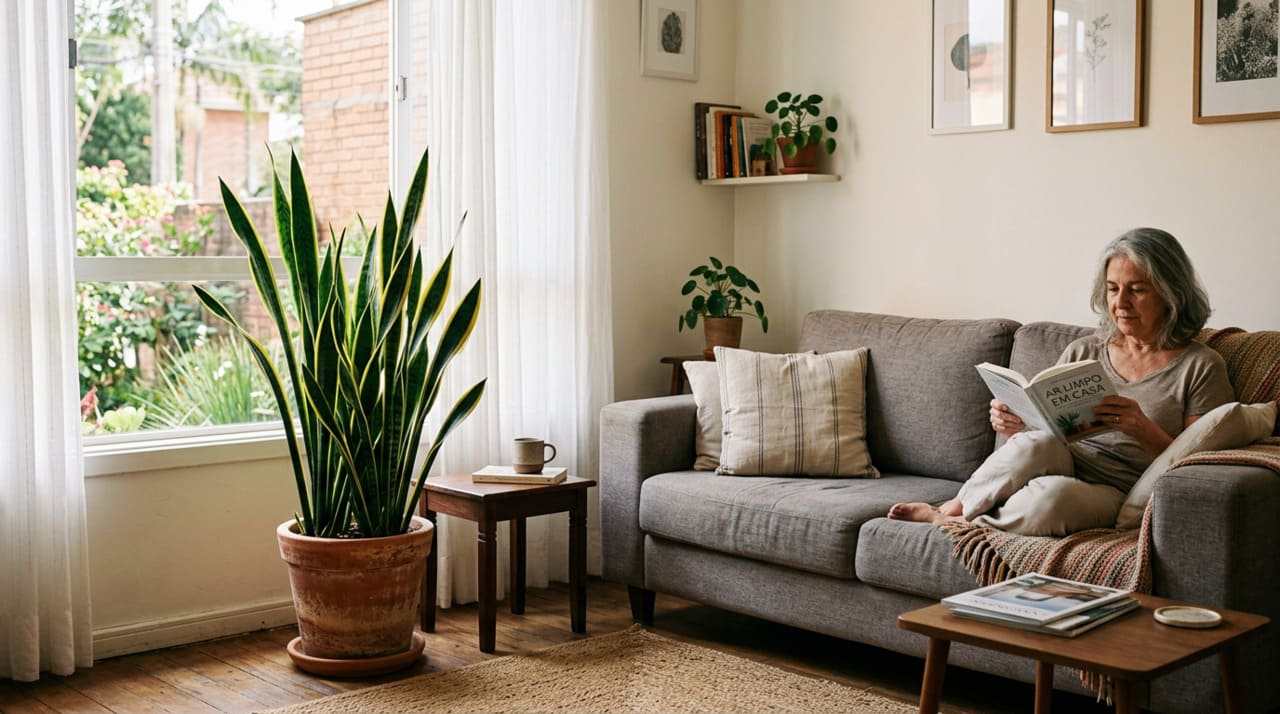 Um dos maiores atrativos da espada-de-são-jorge para quem tem rotina corrida é exatamente o quanto ela não precisa.