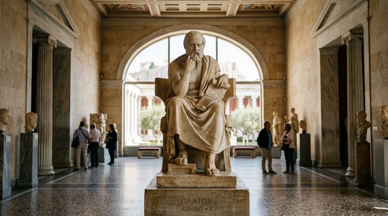 Para Platão, a alma humana é dividida em três partes: a racional, a irascível e a apetitiva