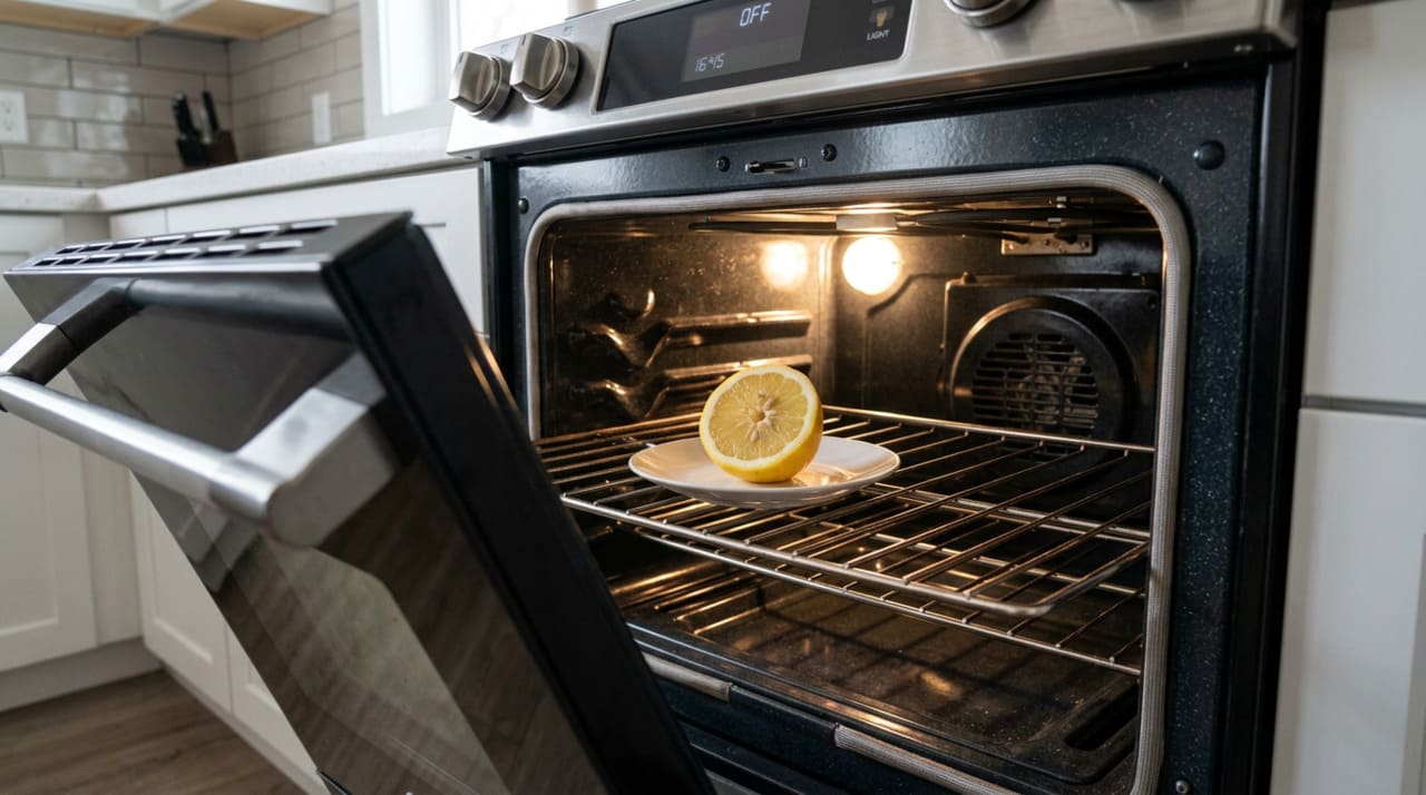 O limão é rico em ácido cítrico, substância com ação desodorizante que ajuda a quebrar gordura superficial e a reduzir odores persistentes.