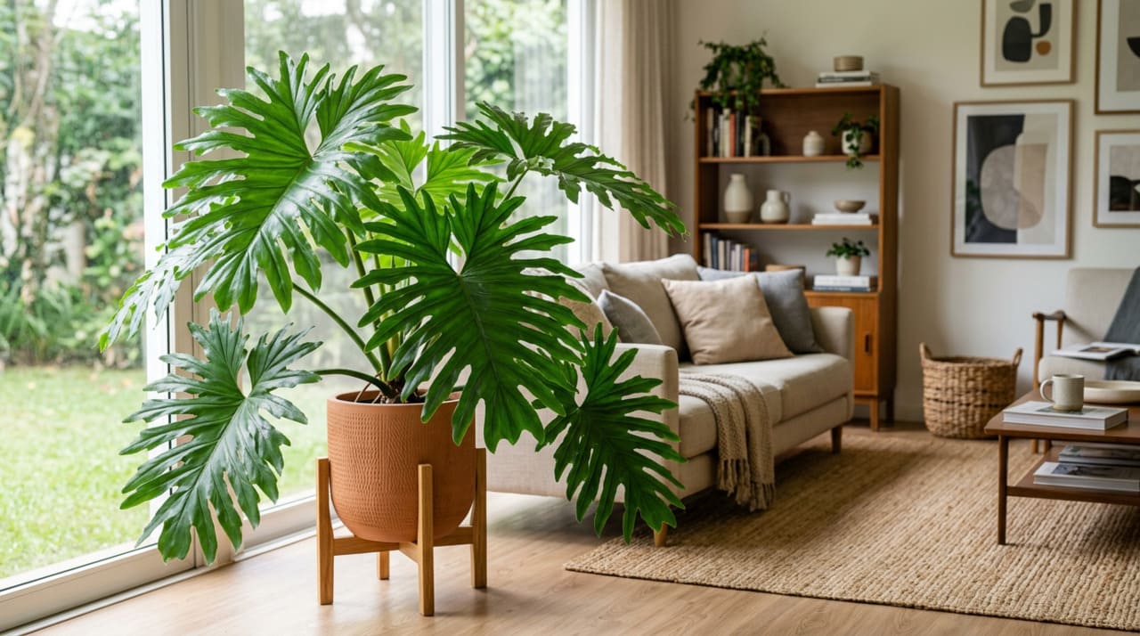 O filodendro é significativamente mais fácil de cuidar do que parece pela aparência exuberante que entrega