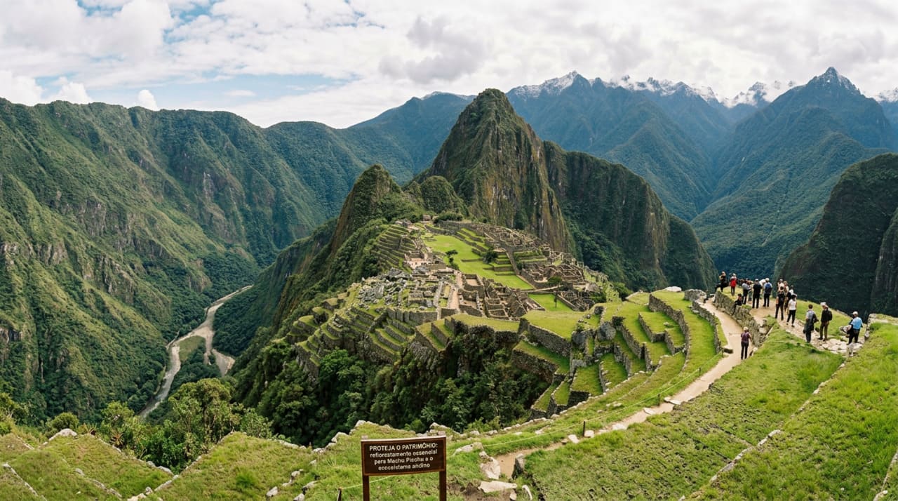 O plano de reflorestamento priorizou plantas nativas dos Andes que desempenham funções essenciais na recuperação dos ecossistemas locais