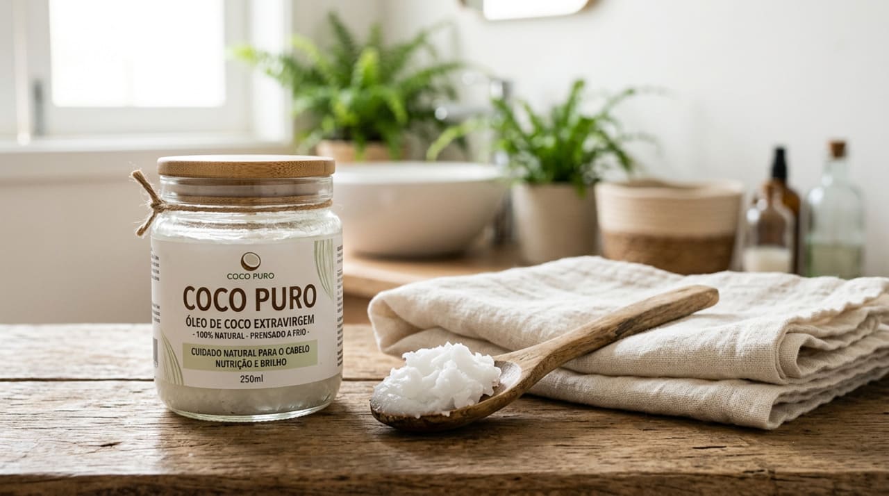 Diferente de outros óleos vegetais, o óleo de coco é rico em ácido láurico, que tem uma afinidade incrível com as proteínas do cabelo
