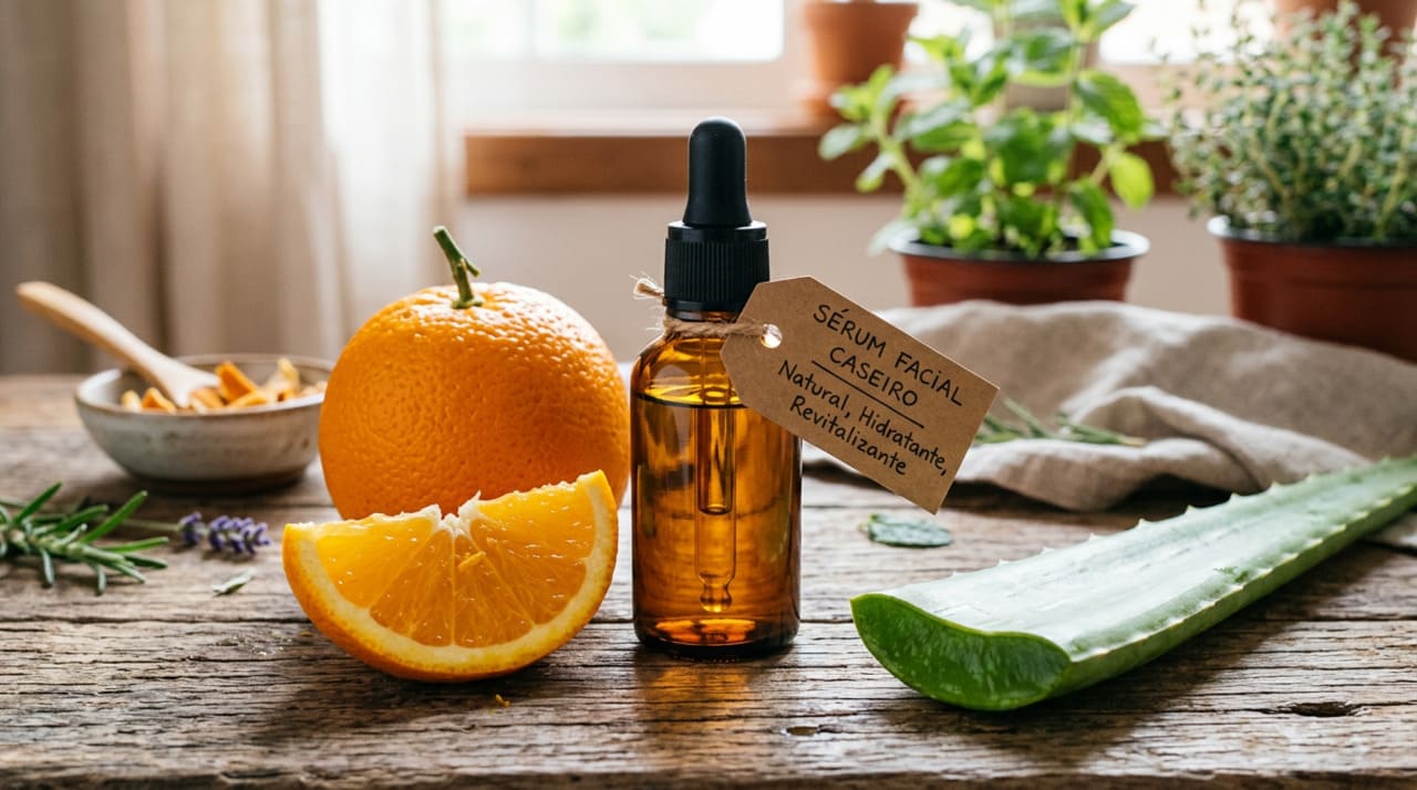Um sérum facial caseiro é um sérum para o rosto que você prepara em casa com poucos componentes escolhidos por você.