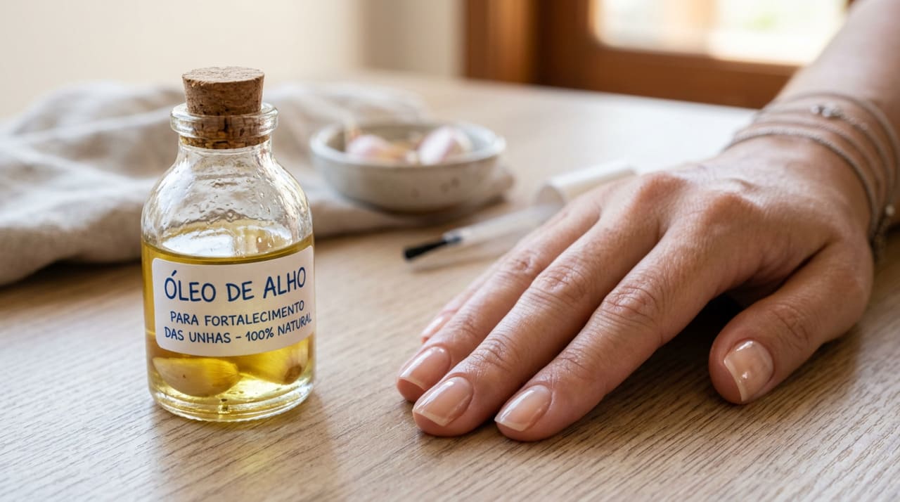 A eficácia do óleo de alho para as unhas deve-se aos compostos sulfurados e antioxidantes encontrados no vegetal.