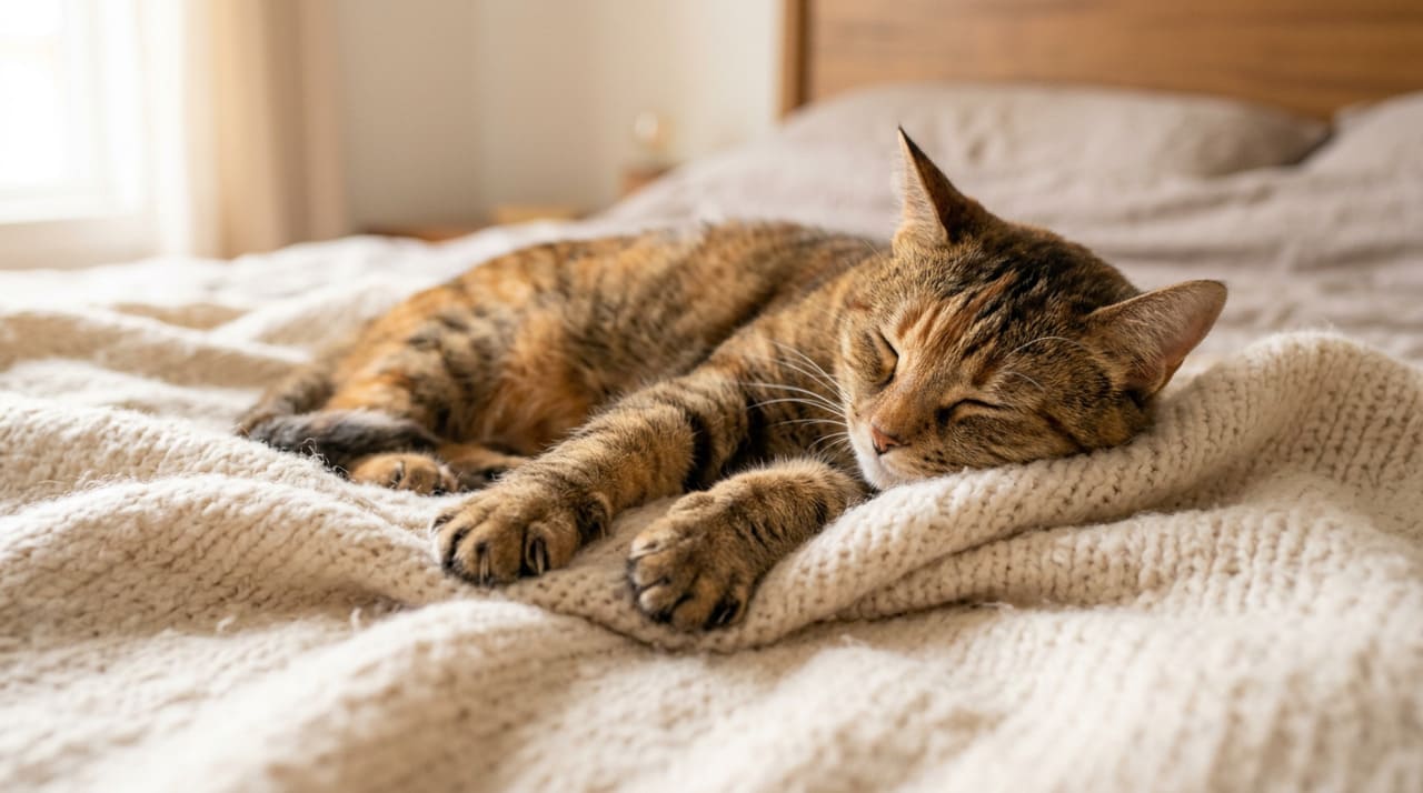 O ato de o gato amassar superfícies como cobertores, almofadas ou até o colo de alguém é a repetição de um comportamento que começa ainda na fase de filhote
