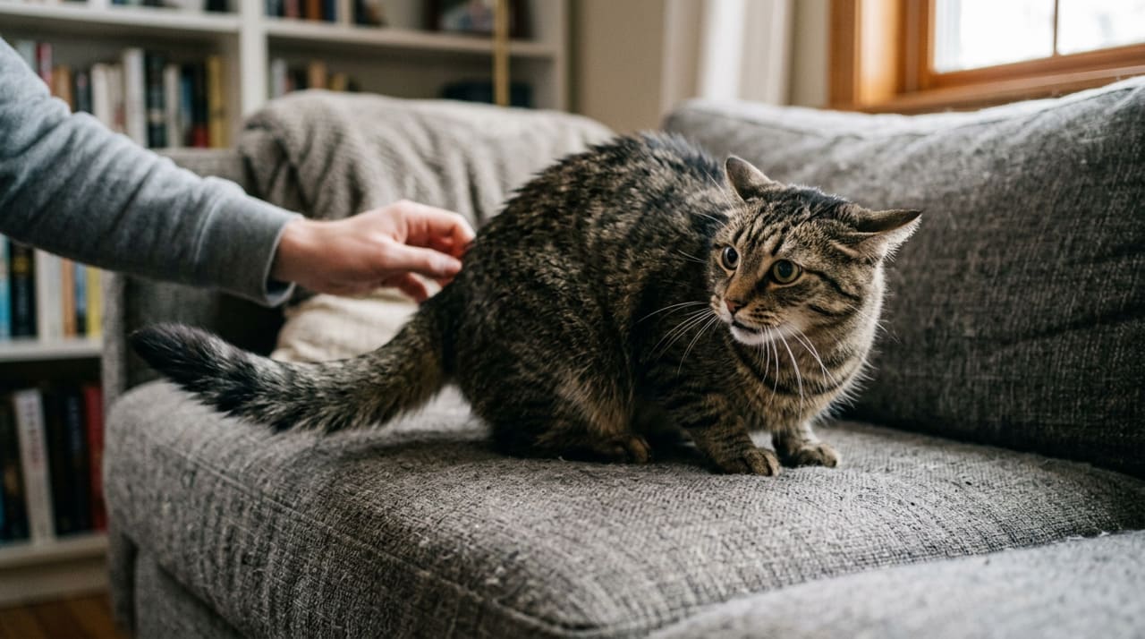 A postura global do corpo é um dos principais indicadores de como o felino está se sentindo