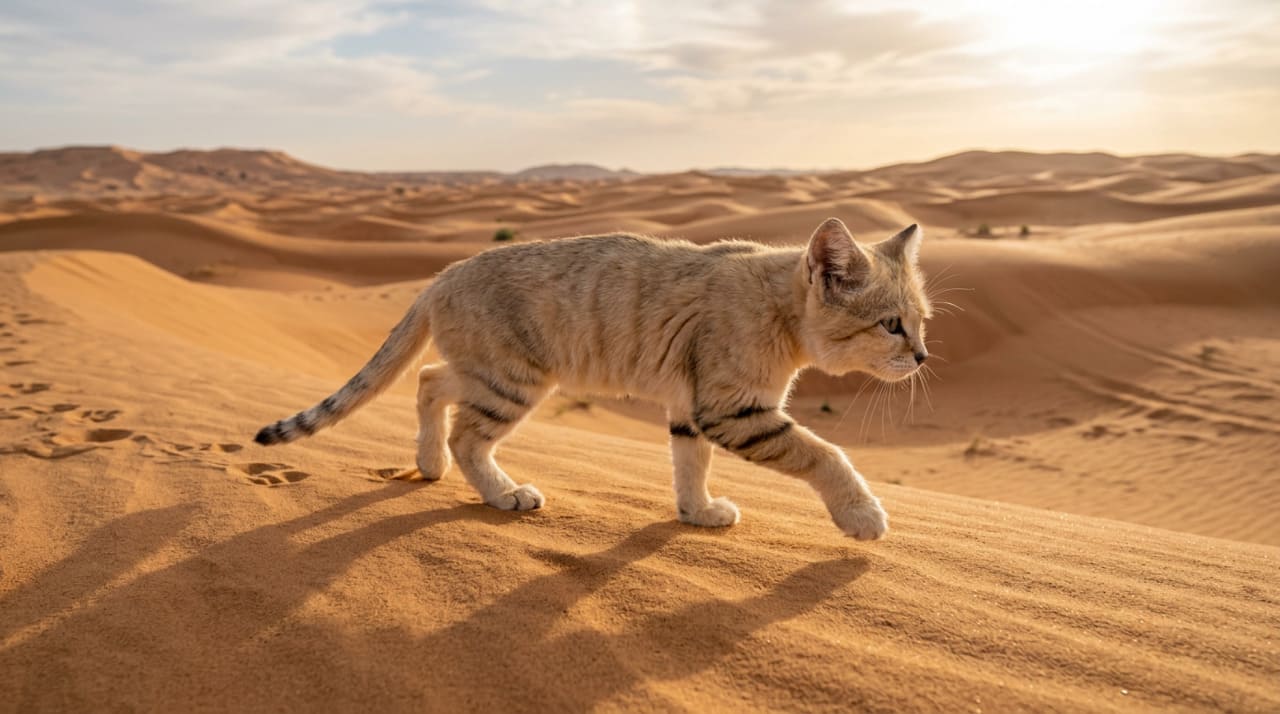 A distribuição geográfica do gato-das-areias é ampla, mas fragmentada, o que dificulta o mapeamento preciso de toda a área ocupada pela espécie