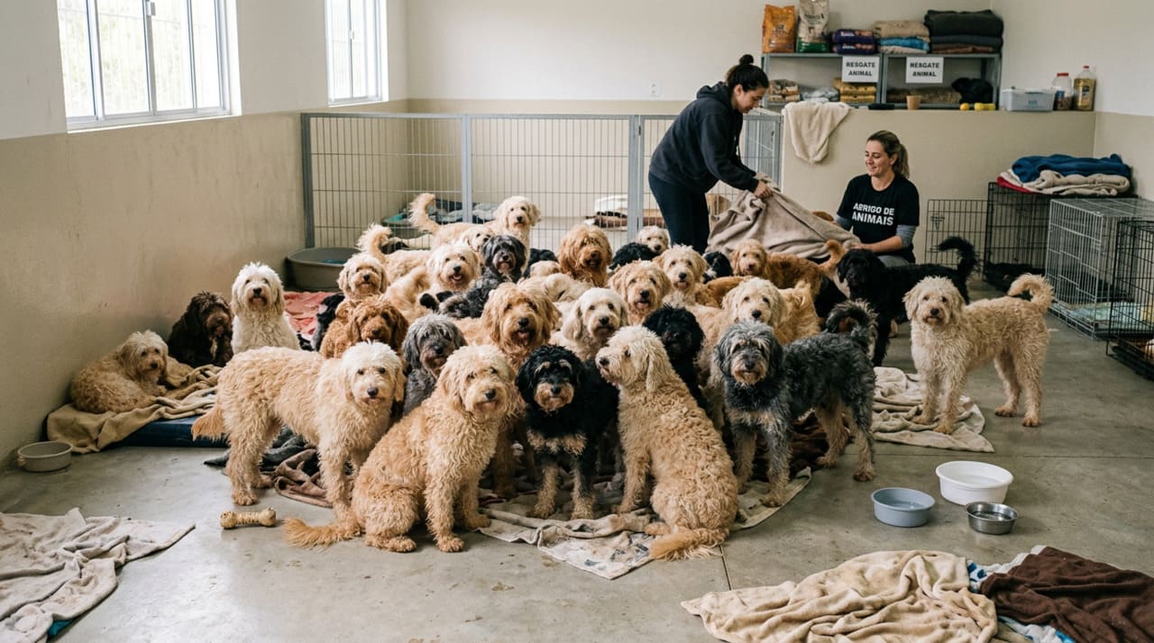 Reconhecer cedo os sinais de acumulação compulsiva de animais ajuda a evitar cenários extremos como o dos mais de 250 poodles resgatados