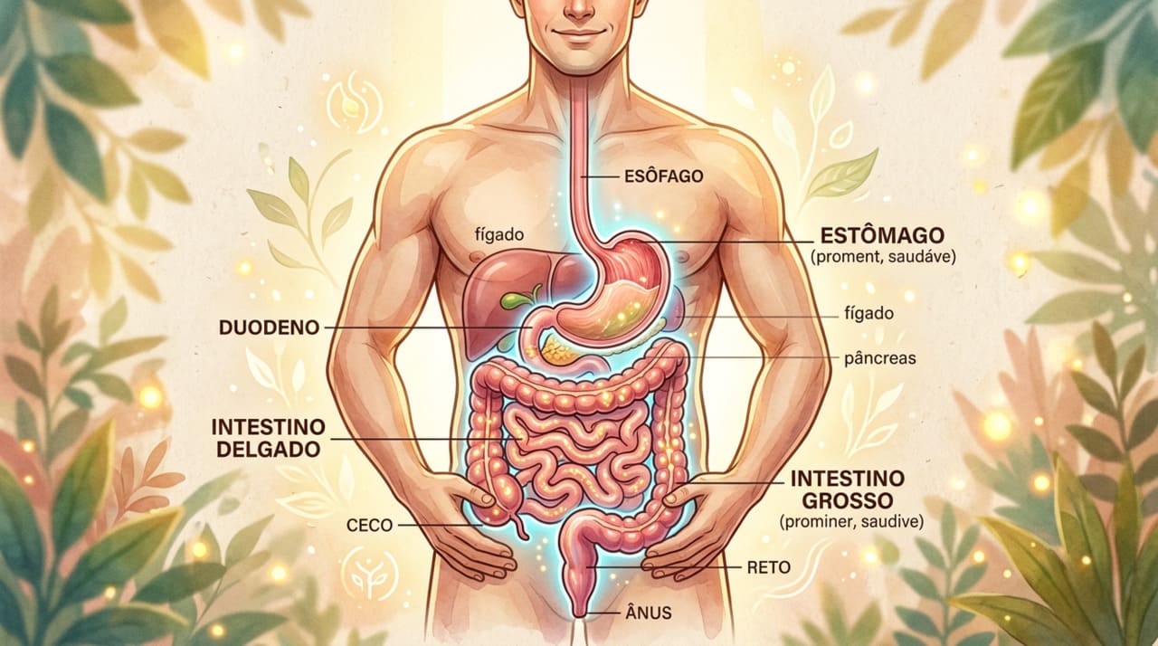 A digestão é o conjunto de etapas pelas quais o corpo transforma alimentos em nutrientes utilizáveis e elimina o que não é necessário