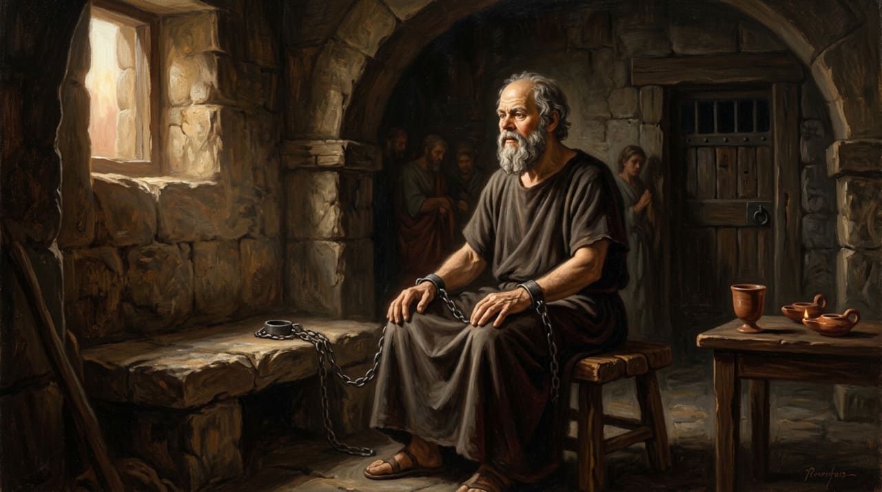 Sócrates, filósofo grego: “Não devemos pensar que o mais importante é viver, mas sim viver de forma coerente.”