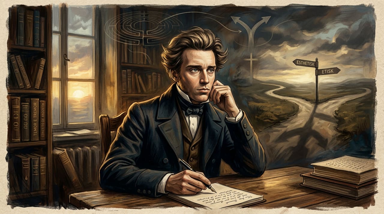 Soren Kierkegaard: “A vida não é um problema a ser resolvido, mas uma realidade a ser vivida.”