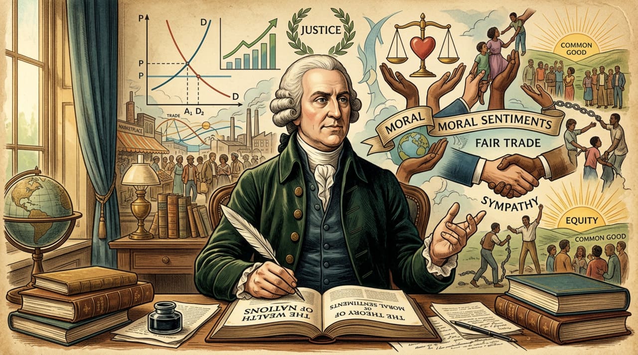 Adam Smith, economista escocês: “Nenhuma sociedade pode ser feliz se a maioria dos seus membros for pobre.”