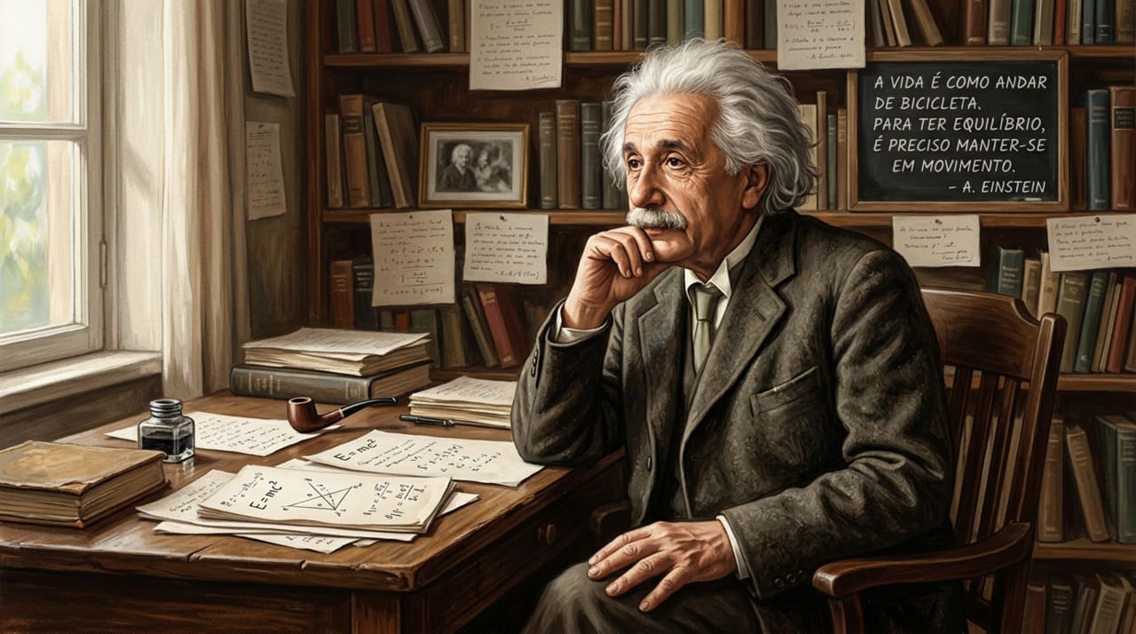 A ideia de que precisamos estar em atividade constante para não cair representa um princípio básico que se traduz perfeitamente para a nossa experiência subjetiva.