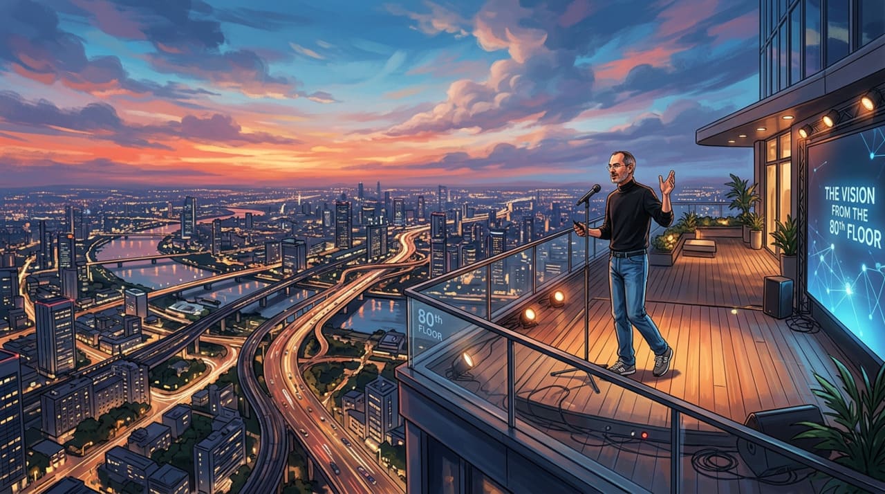 Quando Steve Jobs falou em ver a cidade do 80º andar, ele estava descrevendo o que os especialistas em cognição chamam de visão sistêmica