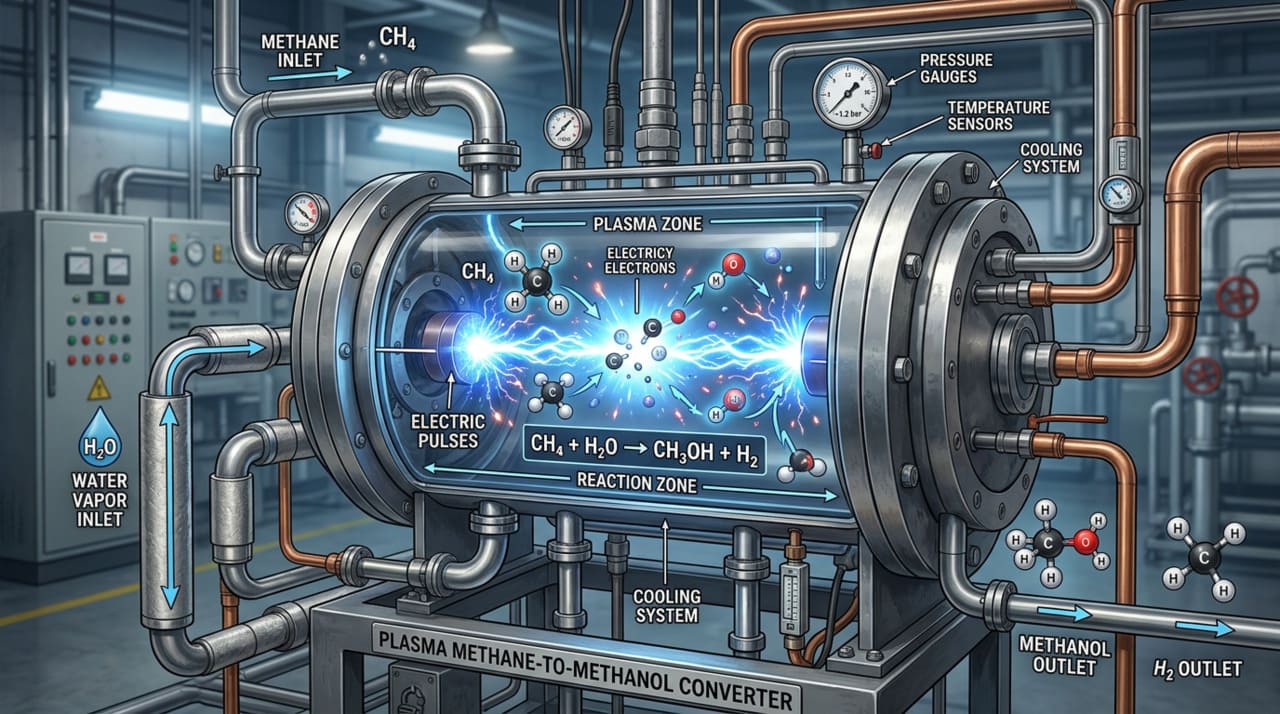 O metano é conhecido por ser um gás com alto potencial de aquecimento global, sendo liberado em diversas atividades industriais e agrícolas de forma constante