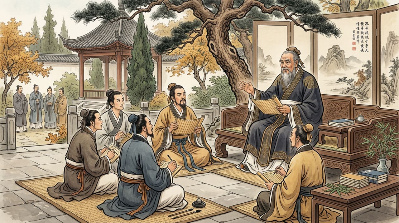 A primeira parte da frase aponta diretamente para o conceito de autocultivo moral, que é o pilar central de toda a filosofia de Confúcio.