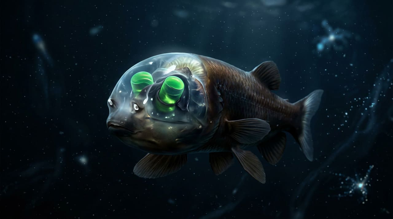 Entre 600 e 800 metros abaixo da superfície a luminosidade é fraca e desigual