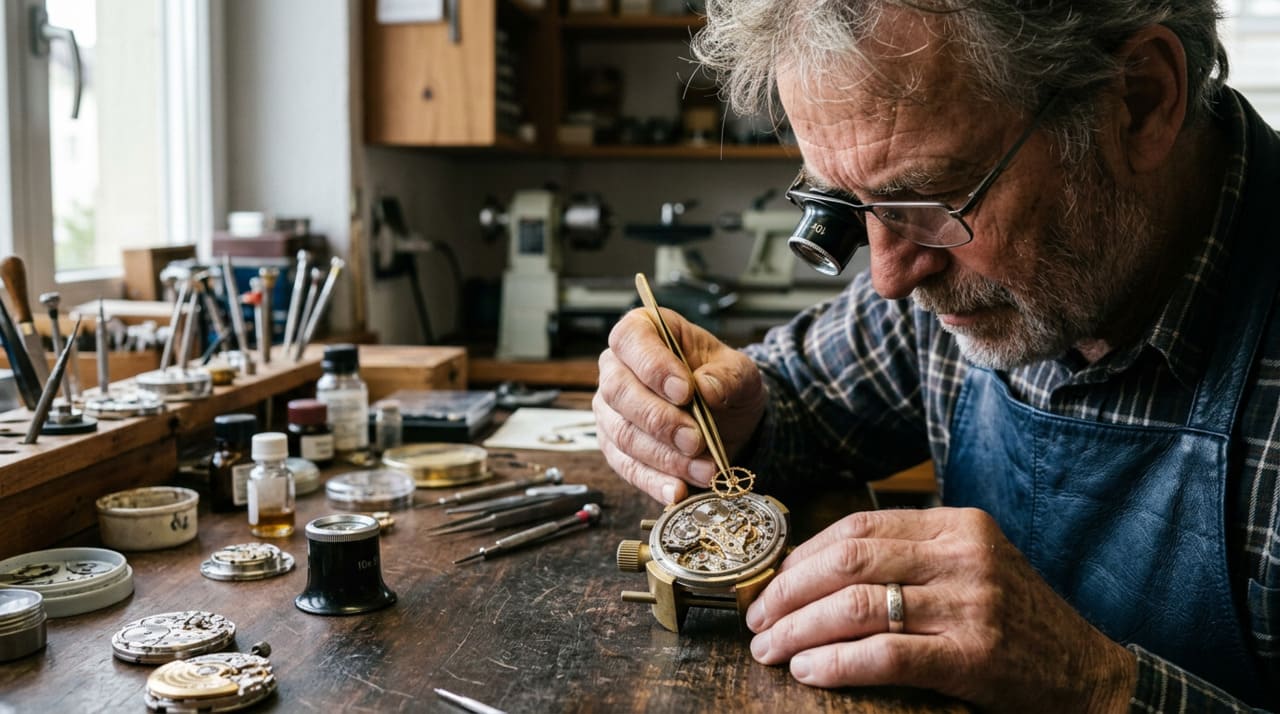 Para um mestre relojoeiro como Manel Ruiz, a avaliação de um relógio de luxo começa por aspectos que o comprador comum raramente considera.