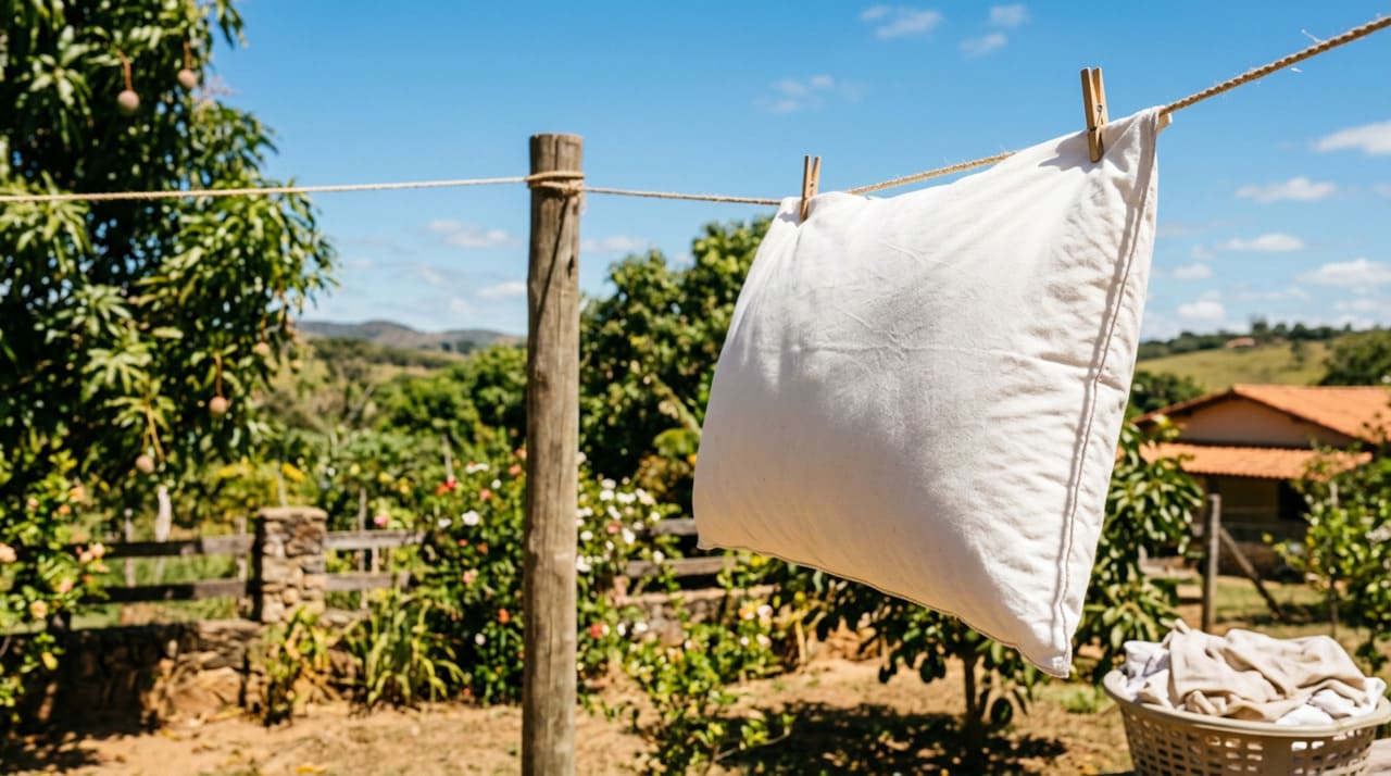 O excesso de umidade no ar durante dias nublados impede que a evaporação ocorra de forma eficiente nas camadas mais profundas dos tecidos densos.
