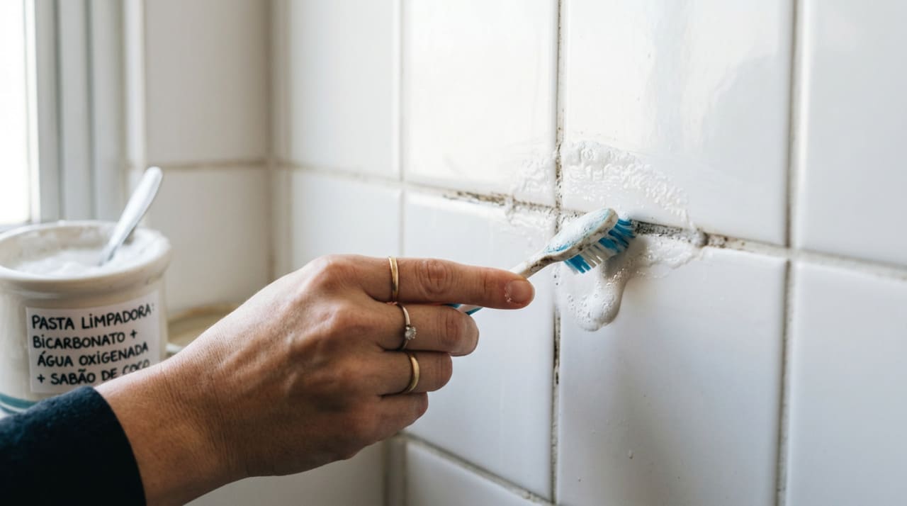 Um uso bem popular é em manchas de roupas claras, panos de prato e toalhas com suor, molho ou encardido.