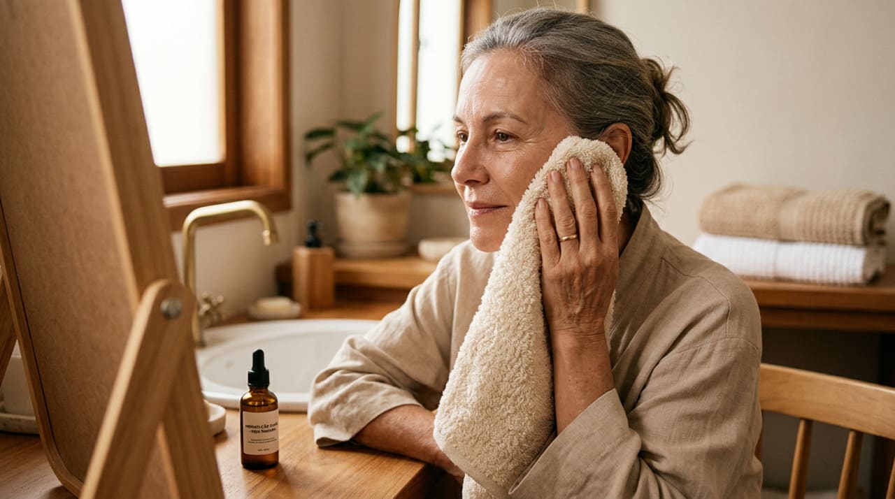 Com o avançar da idade a estrutura da pele sofre uma redução significativa na produção de óleos naturais e colágeno o que torna a superfície muito mais fina