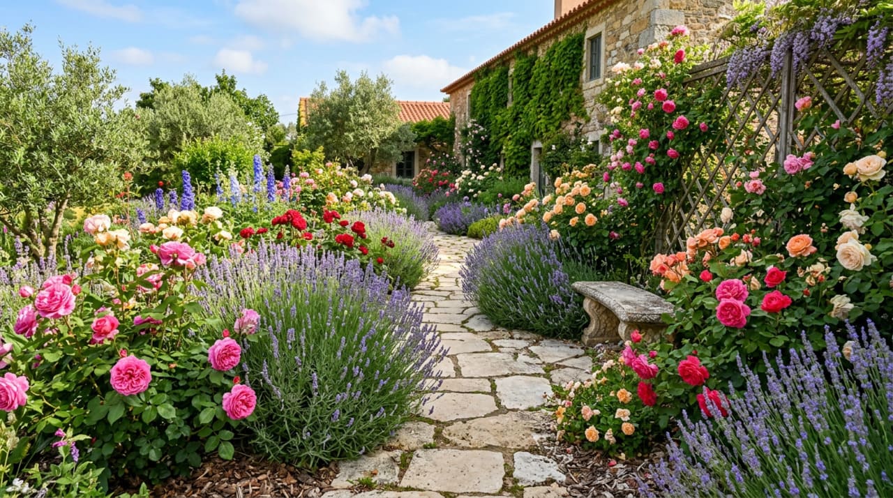 A integração entre essas duas espécies icônicas oferece benefícios que ultrapassam a beleza visual, pois estabelece uma barreira de proteção química natural no solo