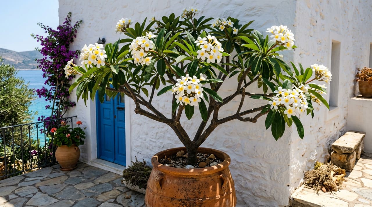 A planta está gastando sua energia para criar galhos robustos e flores cerosas que parecem pintadas à mão