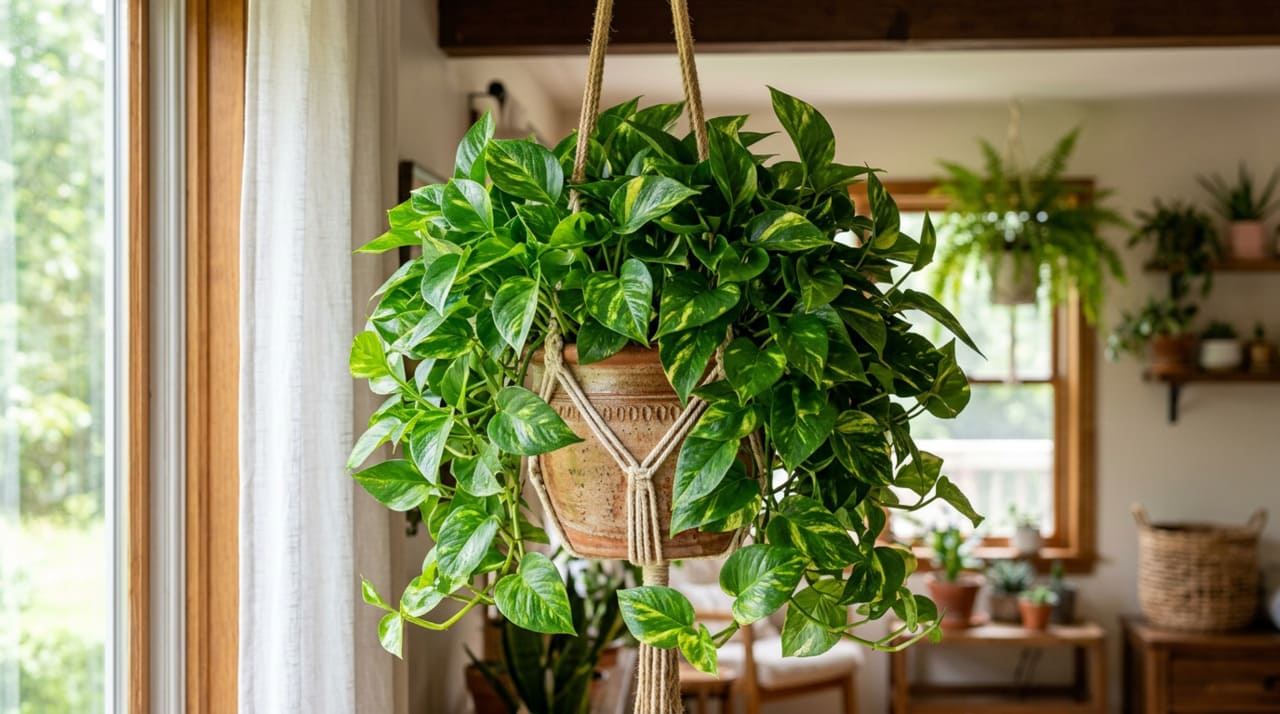 Ao observar suas plantas durante a rotina de domingo, você pode notar que alguns ramos da jiboia estão ficando muito longos e com folhas cada vez menores ou opacas.