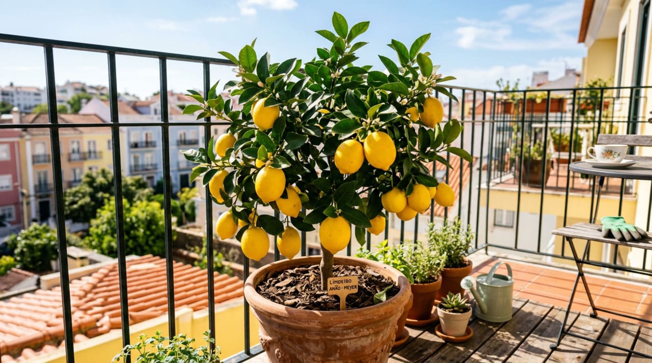 Para o limoeiro anão se desenvolver bem em ambientes internos, o primeiro passo é escolher um vaso entre 20 e 40 litros, sempre com furos no fundo