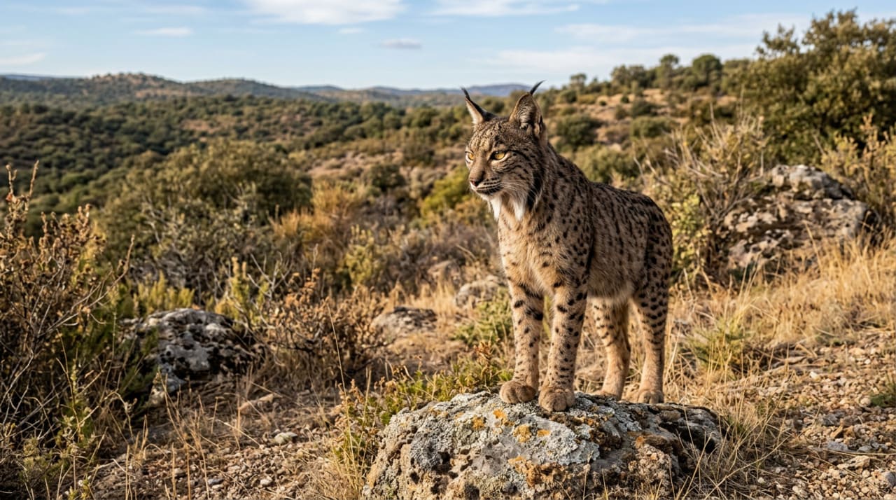 O lince-ibérico sofreu com dois problemas muito graves ao mesmo tempo.