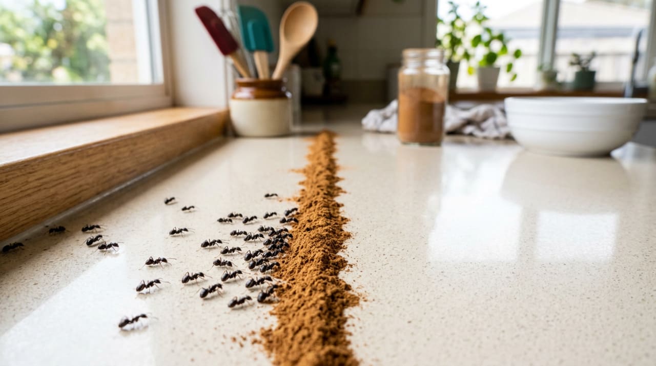 A canela em pó é um tempero barato, fácil de achar e que pode funcionar como uma espécie de barreira natural contra formigas
