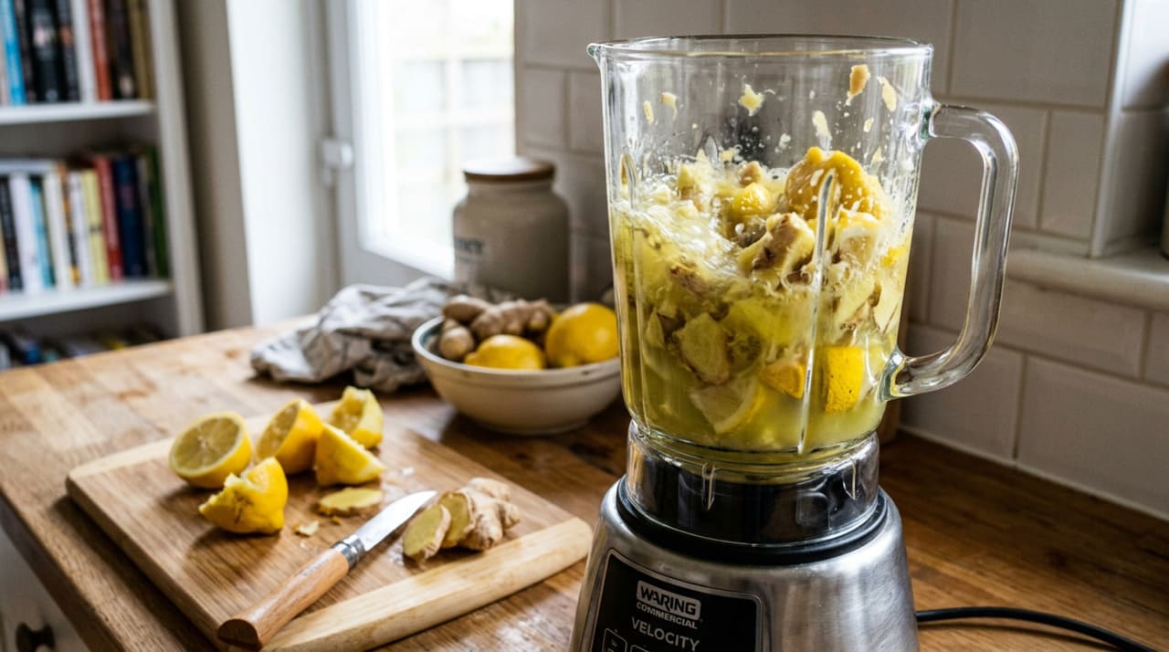 A extração eficiente dos compostos ativos do gengibre e do limão depende da técnica de processamento.