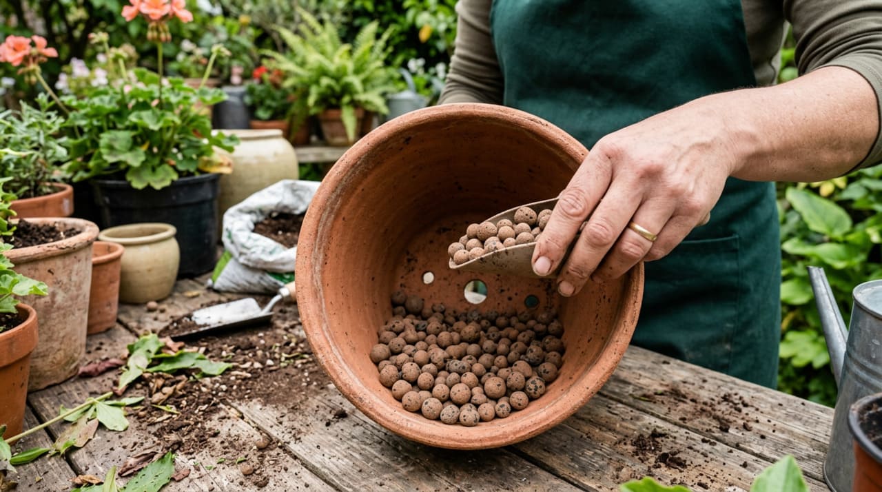 Com a drenagem correta resolvida, a rega do alecrim se torna quase automática