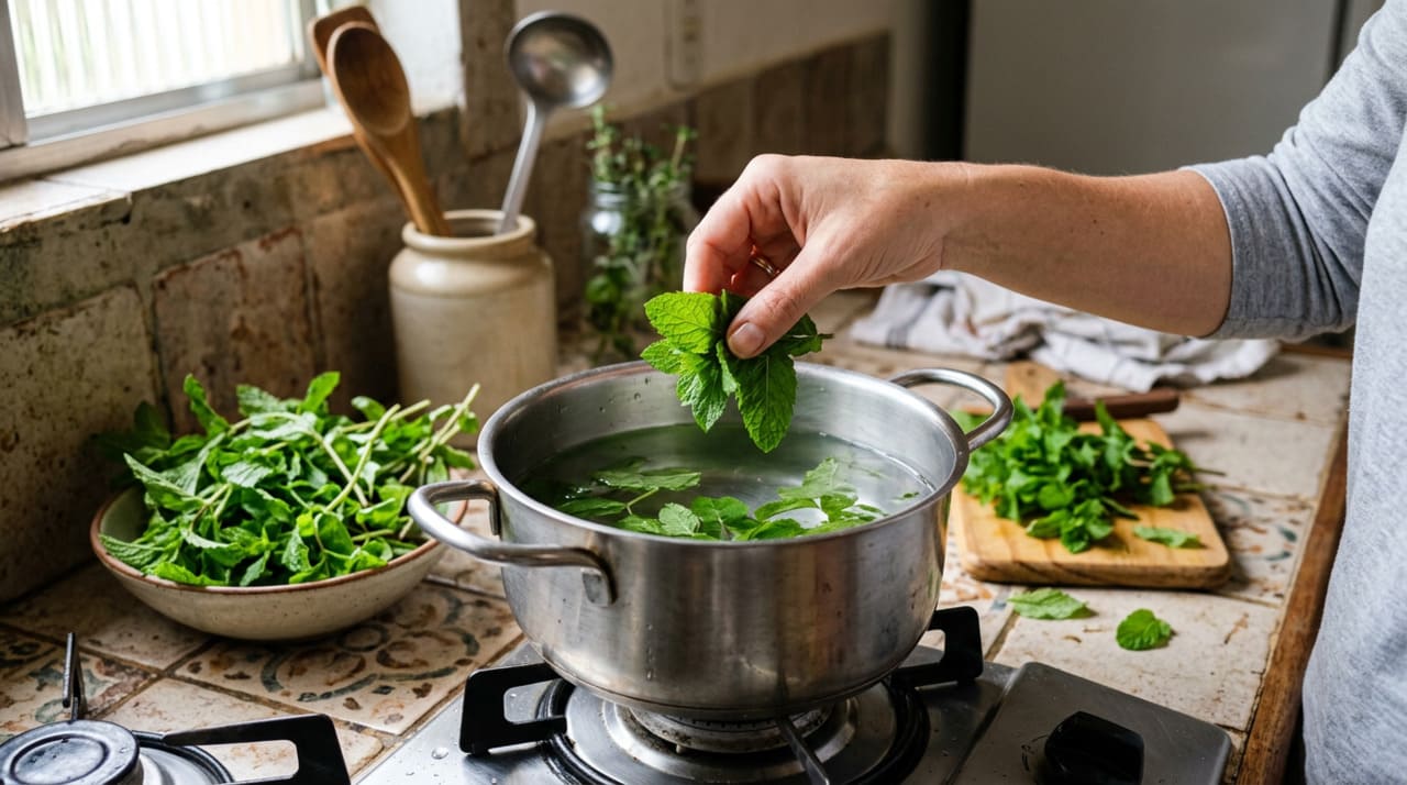 Ferver hortelã em casa serve principalmente para perfumar o ambiente de forma natural e deixar os espaços com uma sensação mais agradável