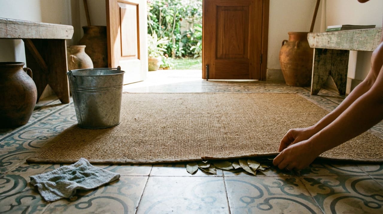 Os melhores cantos pra testar a folha de louro são os de maior circulação, onde o vai e vem da casa é constante