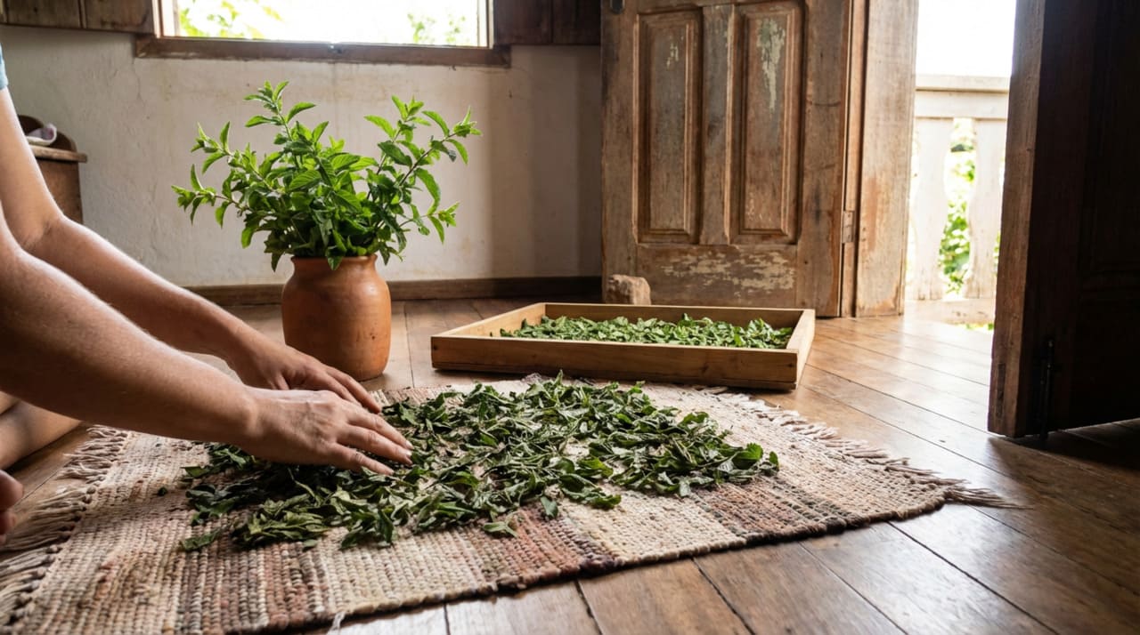 A hortelã tem óleos com cheiro intenso, como o mentol e a mentona, que para nós são refrescantes