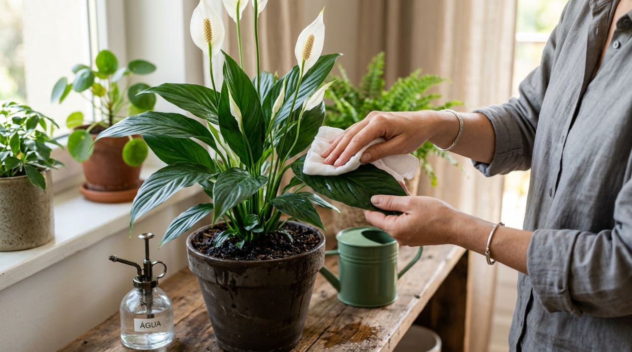 Uma das maiores vantagens do lírio-da-paz para quem mora em apartamento é exatamente sua tolerância à sombra.