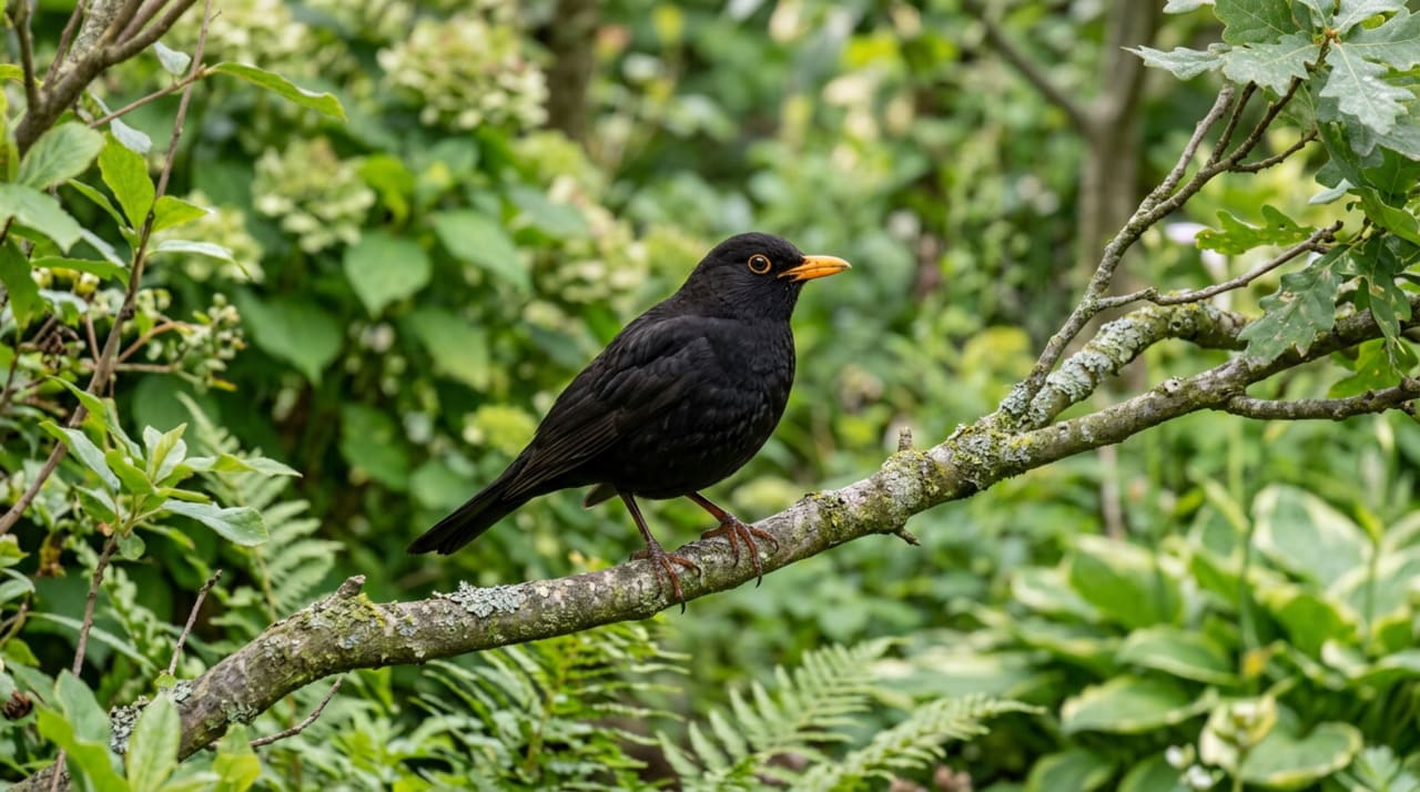 A relação entre o melro e o jardim é de troca genuína