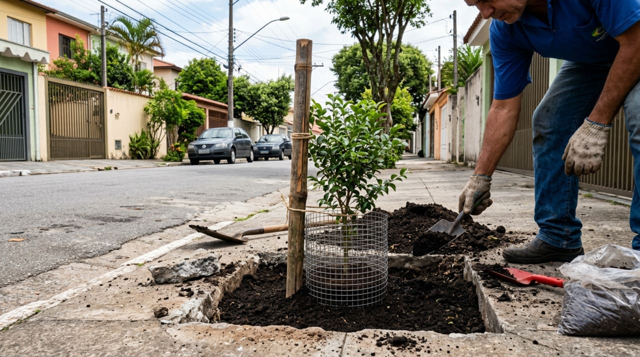 O retorno de plantar uma árvore frutífera de pequeno porte na frente de casa vai muito além da colheita.