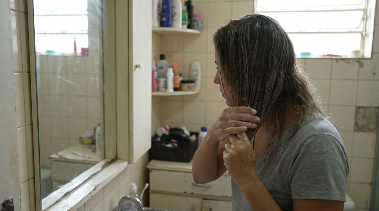 A ideia dessa máscara é usar a proteína da clara pra criar uma espécie de “armadura” externa no fio